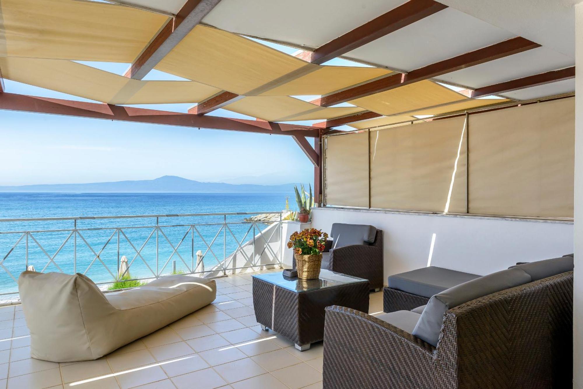 Agali 2 Superior Mezonet Front Of The Sea Apartman Akrojáli Kültér fotó